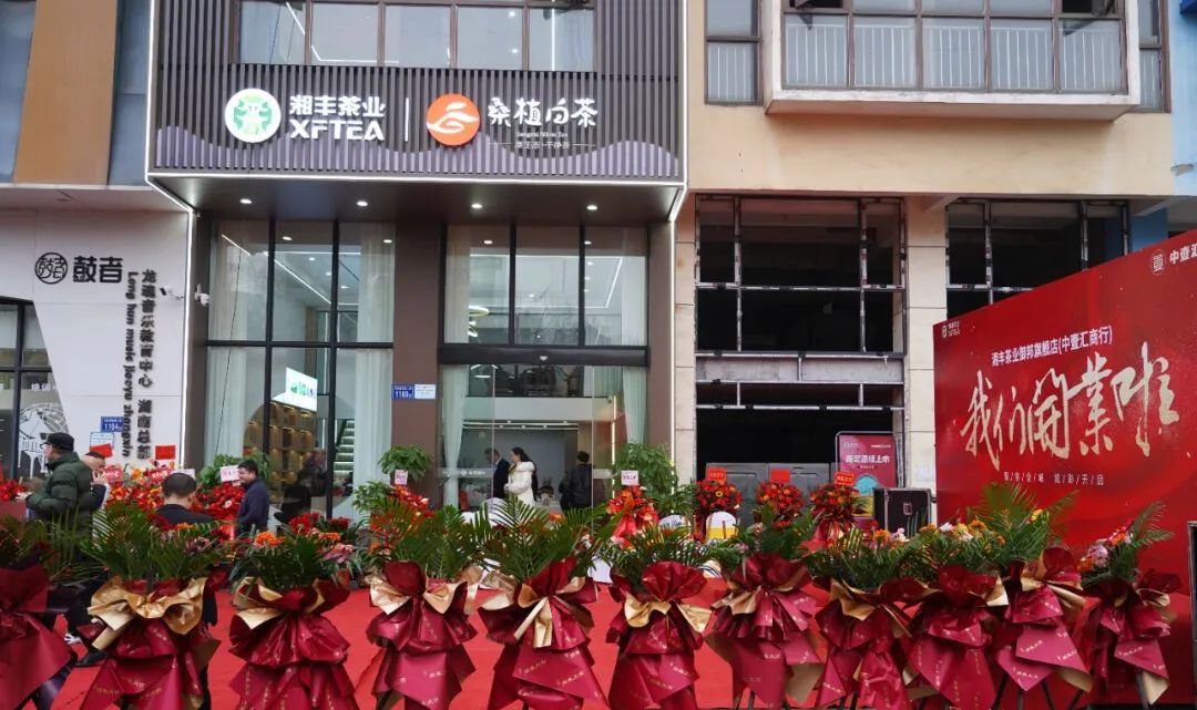聚焦全城，炫彩啟幕！湘豐茶業御邦旗艦店盛大開業